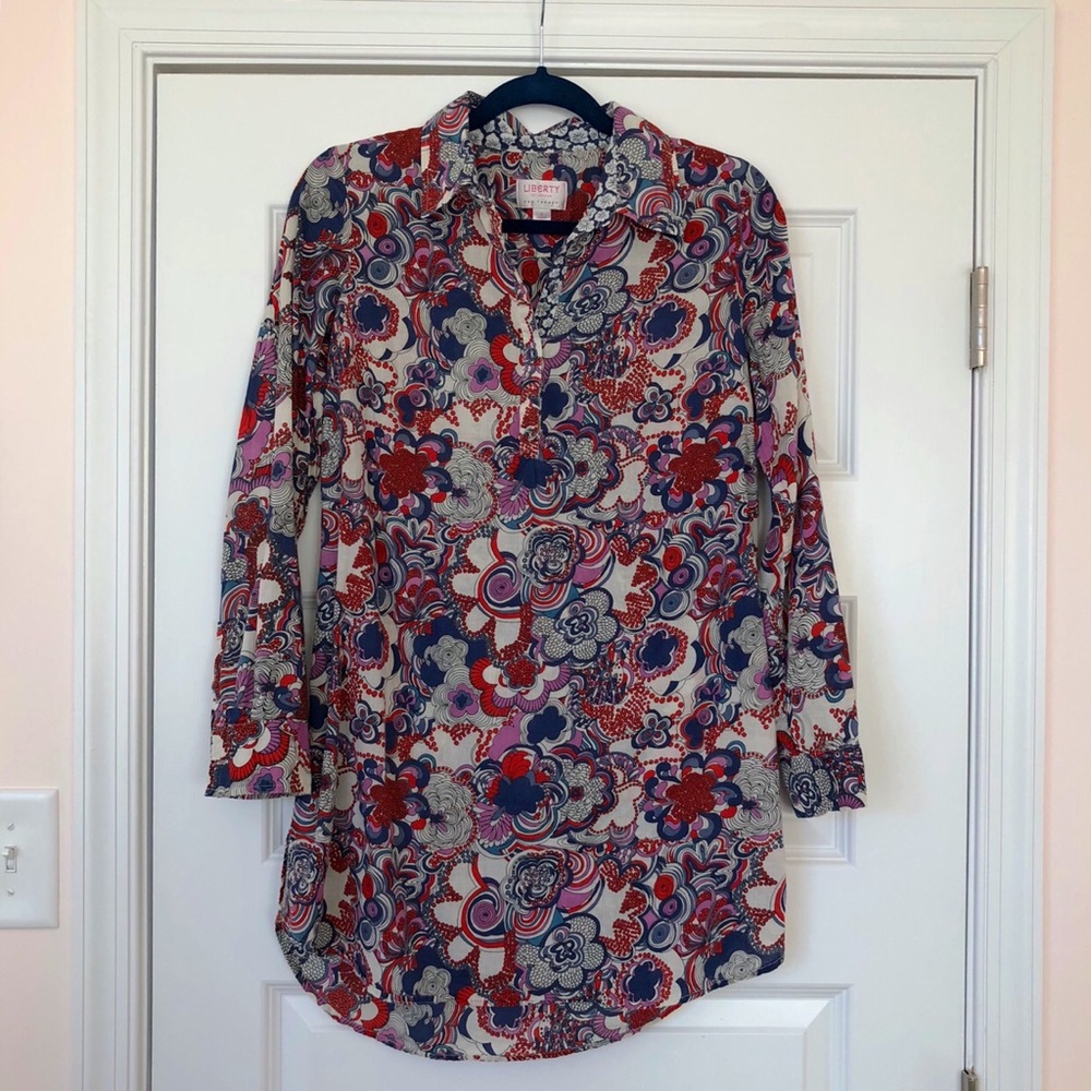 Liberty of London Floral Tunic Blouse